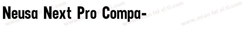 Neusa Next Pro Compa字体转换